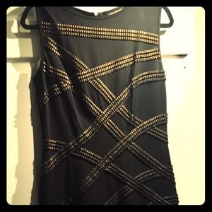 Black Cocktail Sheath Dress